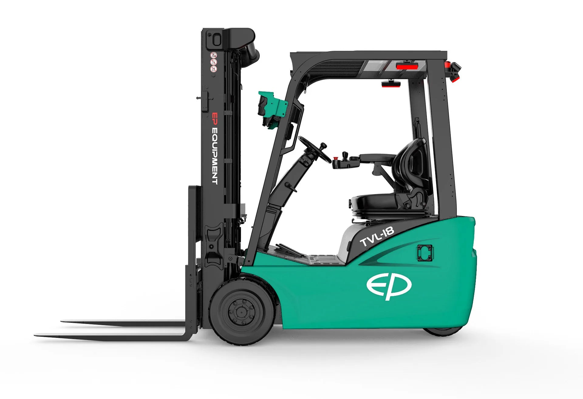 EP TVL182 – 1800 kg – elektrisk gaffeltruck side (1 av 9)