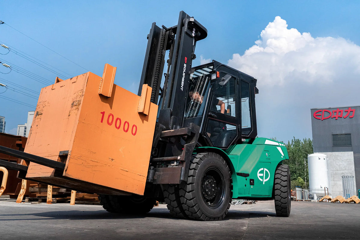 EP EFL1003-HV-6 – 10 000 kg – elektrisk gaffeltruck last (9 av 11)